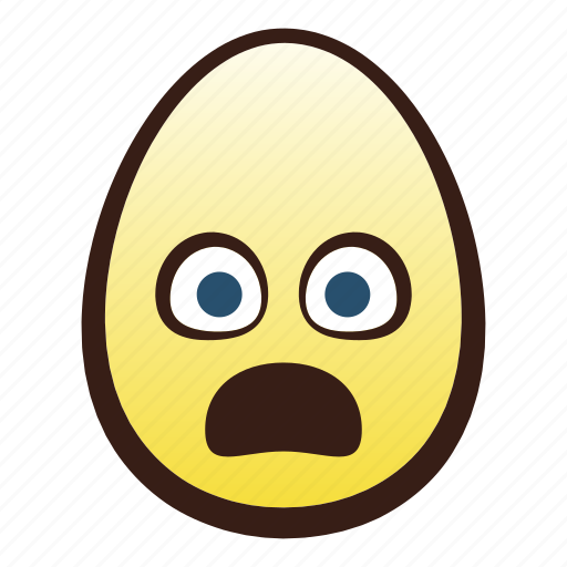 Easter, egg, emoji, face, frowning, head, mouth icon - Download on Iconfinder