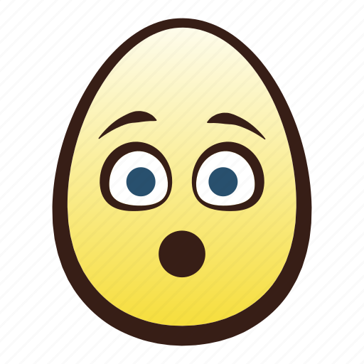 Easter, egg, emoji, face, head, hushed icon - Download on Iconfinder