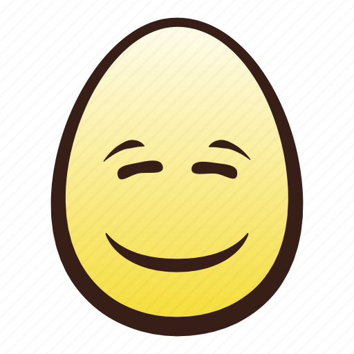 Easter, egg, emoji, face, head, smiling icon - Download on Iconfinder
