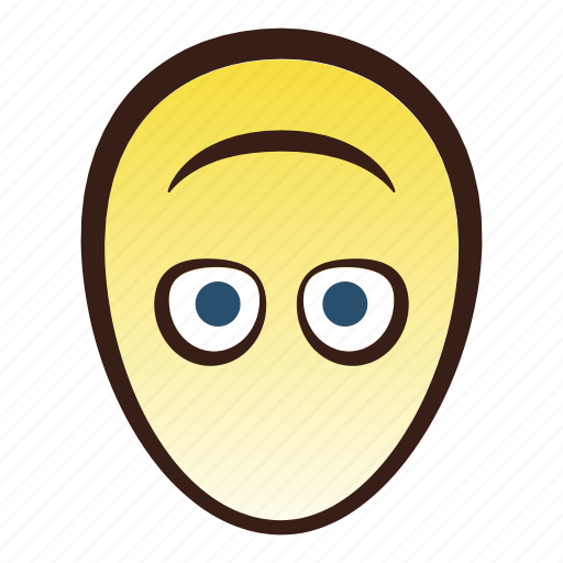 Down, easter, egg, emoji, face, head, upside icon - Download on Iconfinder