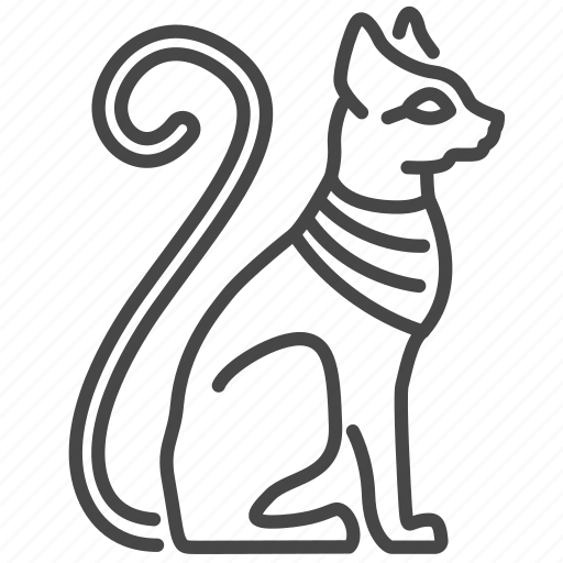 Ancient, cat, egypt, egyptian, mau icon - Download on Iconfinder