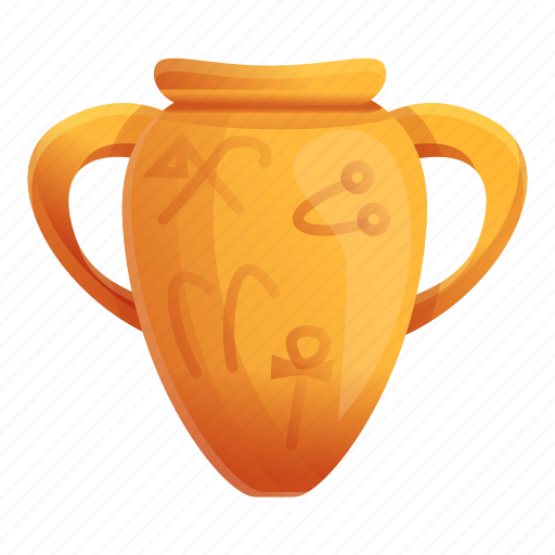 Egypt, fashion, vase, gold icon - Download on Iconfinder