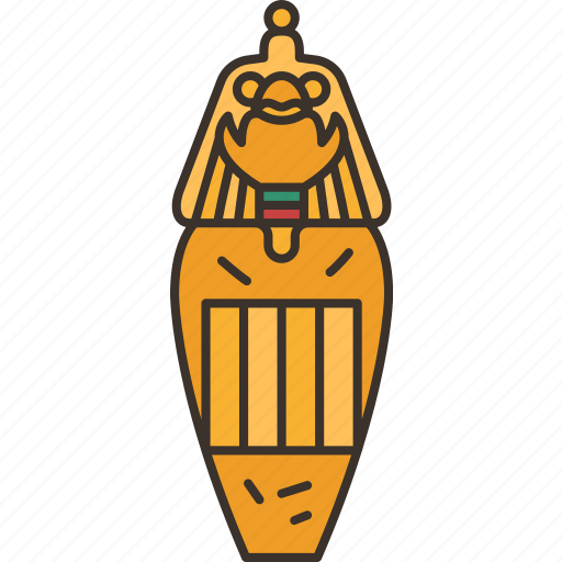 Canopic, jars, afterlife, archaeology, egyptian icon - Download on Iconfinder