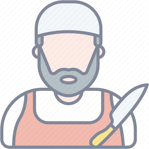 Butcher, avatar, man, profession icon - Download on Iconfinder