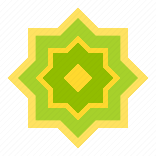 Rub el hizb, pattern, shape, element, ornament, eid al fitr, eid mubarak icon - Download on Iconfinder