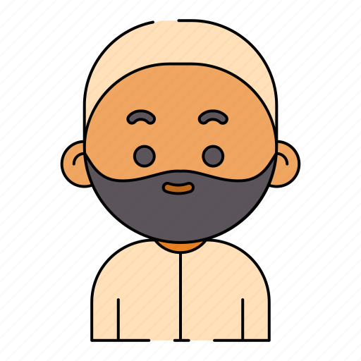 Man, muslim, arabic, arab, people, avatar, eid al fitr icon - Download on Iconfinder