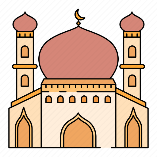 Mosque, building, architecture, monument, place, eid al fitr, eid mubarak icon - Download on Iconfinder