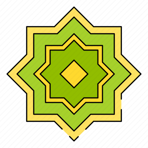 Rub el hizb, pattern, shape, element, ornament, eid al fitr, eid mubarak icon - Download on Iconfinder