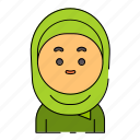 woman, hijab, muslimah, muslim woman, avatar, eid al fitr, eid mubarak, ramadan, muslim