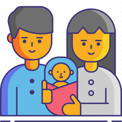 Family, father, mother, baby, female, male icon - Download on Iconfinder