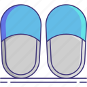 slippers, sandals, house, footwear