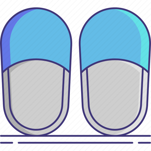 Slippers, sandals, house, footwear icon - Download on Iconfinder