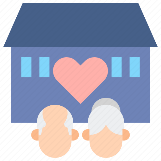 Retirement, home, house, elederly, care icon - Download on Iconfinder