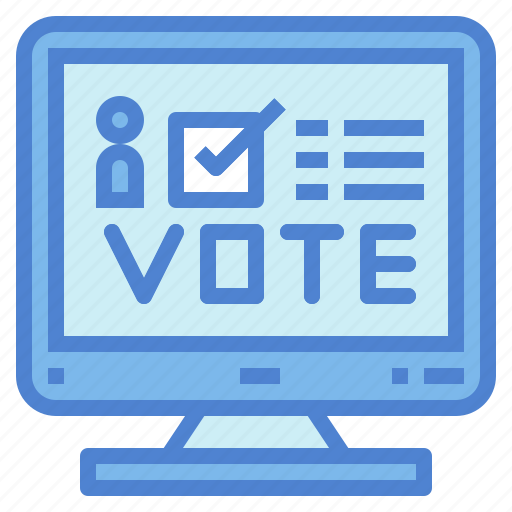 Computer, democracy, elections, online, voting icon - Download on Iconfinder