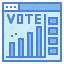 chart, election, poll, statistics 