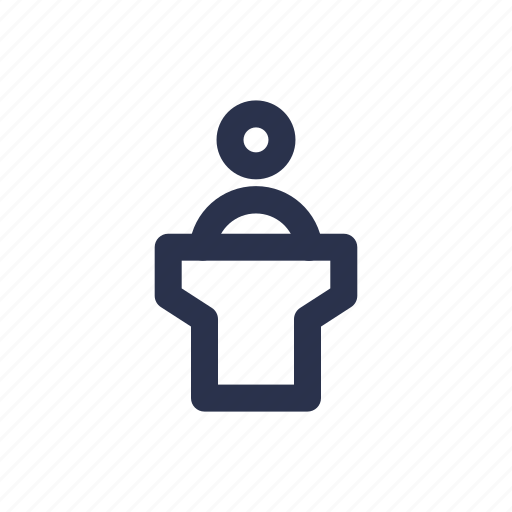 Goverment, man, person, people, sound, election icon - Download on Iconfinder