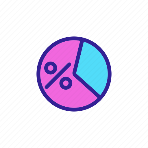 Concept, contour, elections, linear, percentage icon - Download on Iconfinder