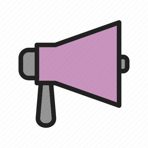 Announce, announcement, attention, audio, loud, megaphone, speaker icon - Download on Iconfinder