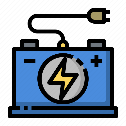 Battery, energy, storage, automotive, electric, car, inverter icon - Download on Iconfinder
