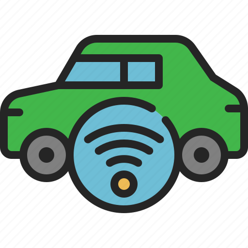 Autonomous, car, vehicle, smart, autopilot, future, driving icon - Download on Iconfinder