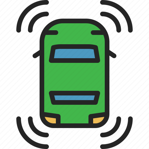 Sensor, car, smart, safety, vehicle, system, transportation icon - Download on Iconfinder