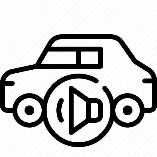 Noise, pollution, electric, vehicle, car, sound, reduce icon - Download on Iconfinder