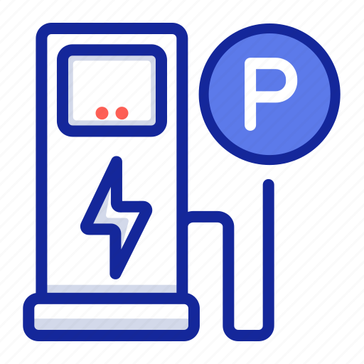 Charging station, charging, electric station, electric charge, parking, parking area icon - Download on Iconfinder