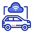 cloud connection, cloud computing, autonomous car, automobile, vehicle