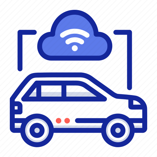 Cloud connection, cloud computing, autonomous car, automobile, vehicle icon - Download on Iconfinder