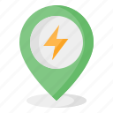 location, placeholder, pin, place, charging, electric, station