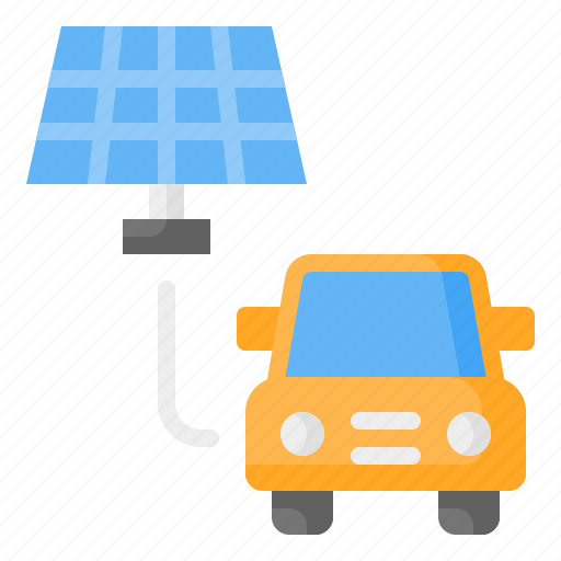 Solar, cell, panel, energy, electric, car, vehicle icon - Download on Iconfinder
