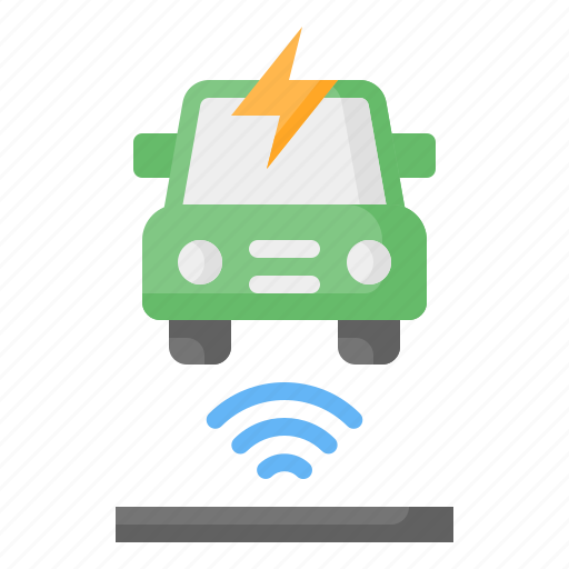 Wireless, charging, charge, station, electric, car, vehicle icon - Download on Iconfinder