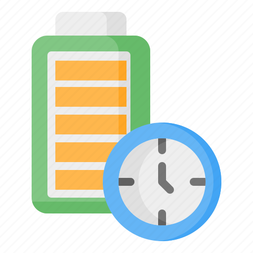 Charging, charge, battery, full, time, schedule, electric icon - Download on Iconfinder