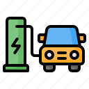charging, station, charge, electric, ev, car, transportation