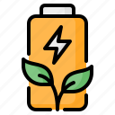 eco, battery, friendly, green, sustainability, energy, plant