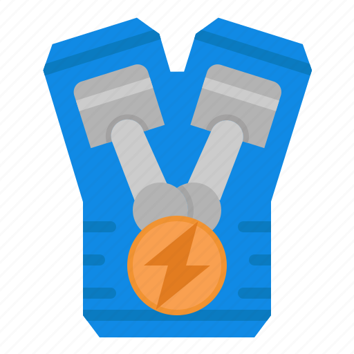 Engine, car, electric, ev, transportation, automotive icon - Download on Iconfinder