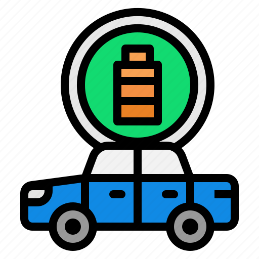 Car, battery, electric, charging, level, ev icon - Download on Iconfinder