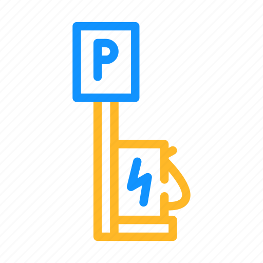 Parking, charging, station, vehicle, automobile, engine icon - Download on Iconfinder