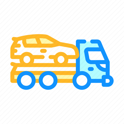 Tow, truck, transportation, electric, car, vehicle icon - Download on Iconfinder