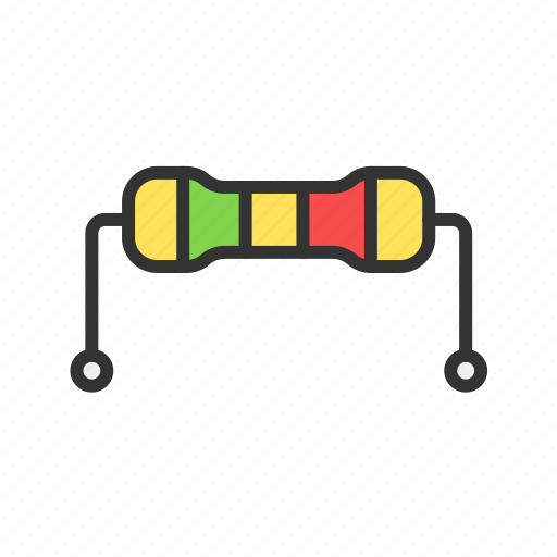 - resistor ii, circuit, electronics, component, electronic, electrodes, frequencies icon - Download on Iconfinder