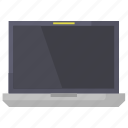 laptop, screen, computer, display, technology