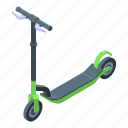electric, scooter, isometric