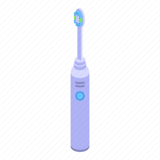 Anatomy, electric, toothbrush, isometric icon - Download on Iconfinder