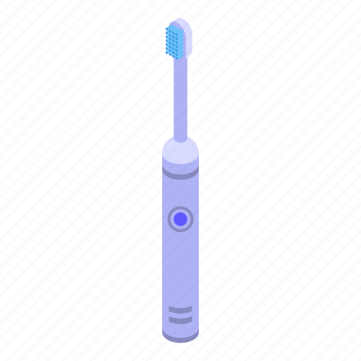 Health, electric, toothbrush, isometric icon - Download on Iconfinder