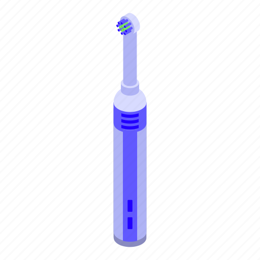 Care, electric, toothbrush, isometric icon - Download on Iconfinder