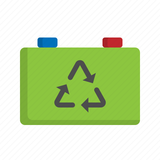 Battery, charging, ecology, electricity, power, recycle, reuse icon - Download on Iconfinder