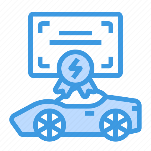 Electric, vehicle, engineering, certificate, training, degree, certification icon - Download on Iconfinder