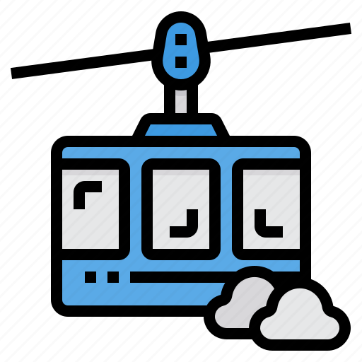 Cable, car, railway, monorail, skypass icon - Download on Iconfinder