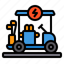 electric, golf, carts, ev, vehicle, cart