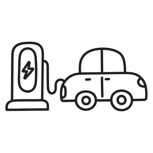Ev, charging, station, electric, car, battery icon - Free download